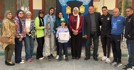 "براعم النور يتألقون  .. تكريم الطالب جمال إبراهيم مدكور وعدد من حفظة القرآن الكريم
