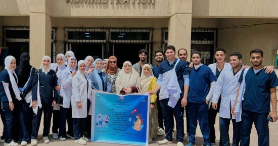 قافلة توعوية لتعزيز صحة المرأة تنظمها كلية التمريض بجامعة حلوان 