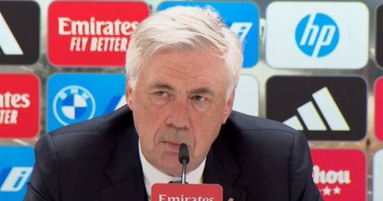 أنشيلوتي يلمح إلى رحيله عن ريال مدريد بعد الخسارة من أرسنال