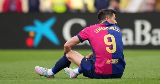 أرقام برشلونة في غياب ليفاندوفسكي