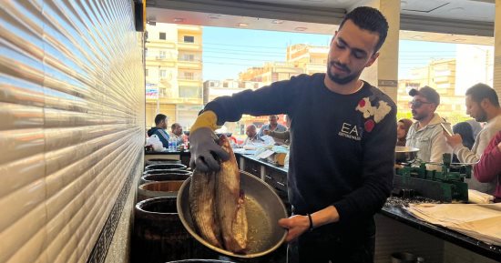"الفسيخ" أكلة مصرية شهيرة نشرها المصريون القدماء واستمرت حتى الآن.. تحولت لصناعة يتقنها أبناء نبروه بالدقهلية وبعض محافظات الجمهورية.. موسم شم النسيم الأفضل ويشهد إقبالا من المواطنين على محلات المدينة.. فيديو