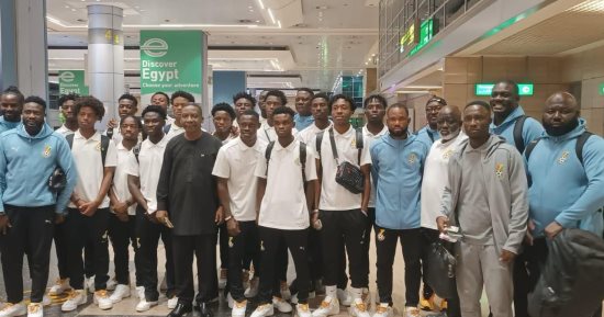 وصول منتخب غانا تحت 20 سنة إلى القاهرة للمشاركة فى بطولة أفريقيا للشباب