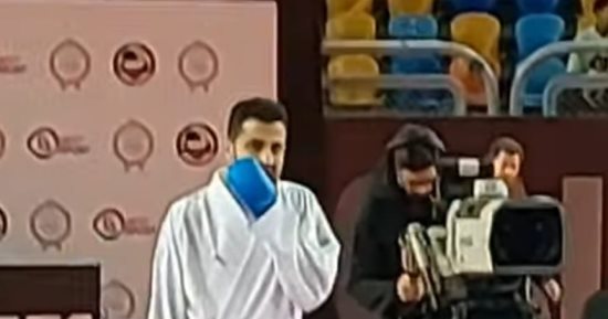 زياد علي يحقق فضية الدوري العالمي للكاراتيه