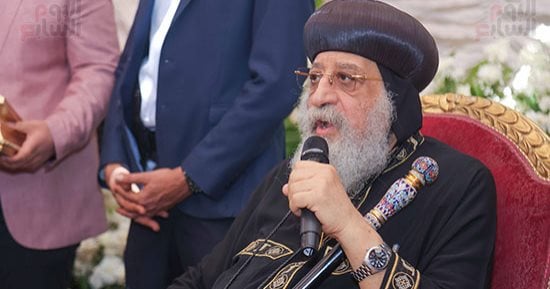 البابا تواضروس الثانى يستقبل المهنئين بعيد القيامة المجيد اليوم الأحد