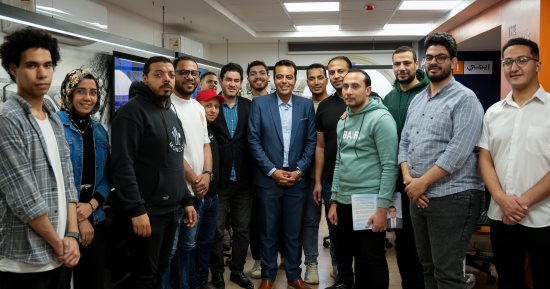 محمد السيد الشاذلى فى جولة بموقع إيجي إن ضمن جولاته الانتخابية    