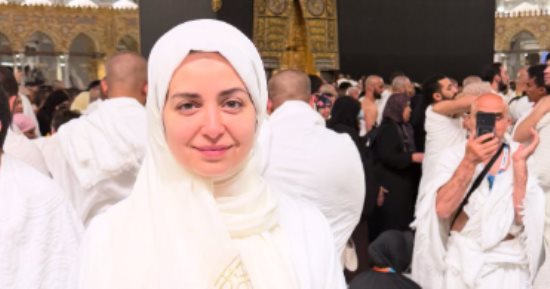 هبة مجدي تؤدي مناسك العمرة: اللهم تقبل منا دعواتنا