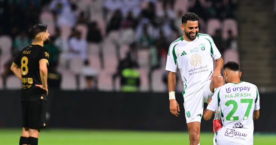 رياض محرز يقود ثلاثي الأهلي السعودي لإنجاز تاريخي فى دورى الأبطال