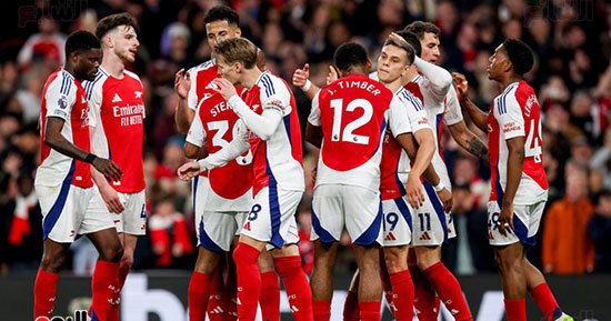 أرسنال ضد كريستال بالاس.. الجانرز يتفوق 2-1 في شوط أول مثير بالدوري الإنجليزي..صور
