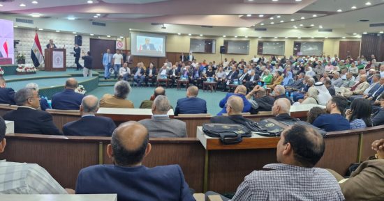 وفود عربية ودولية بعمومية الغزل والنسيج تشيد بمواقف مصر الثابتة تجاه القضية الفلسطينية