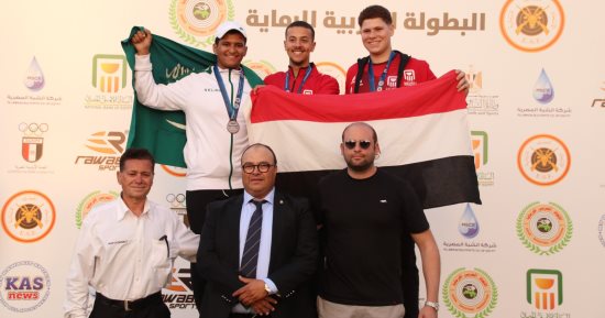 محمد أيمن يتألق ويتوج بذهبية العرب فى الاسكيت للناشئين برقم قياسى جديد