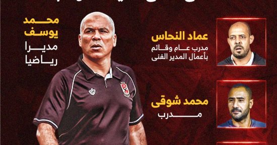 تعرف على تشكيل الجهاز الفني المؤقت للأهلي بعد رحيل كولر.. إنفوجراف
