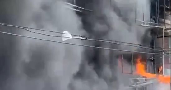 الصين: مصرع 22 شخصا فى حريق بمطعم شمال شرقى البلاد.. فيديو