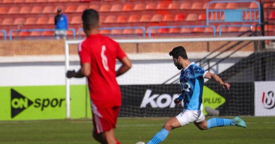 محمود أوكا يسجل هدف التعادل لـ حرس الحدود أمام بيراميدز