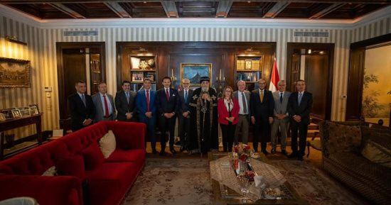 السفارة المصرية برومانيا تقيم حفل استقبال على شرف البابا تواضروس الثانى 