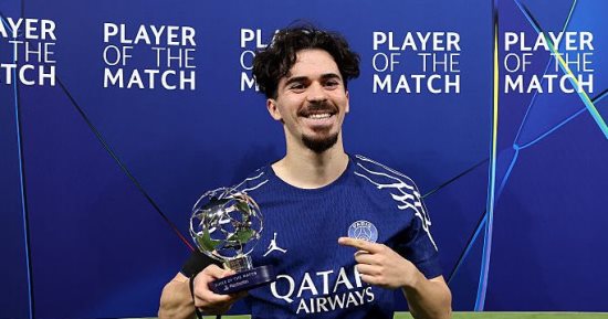 الرنين المغناطيسي يكشف حجم إصابة فيتينيا نجم باريس سان جيرمان