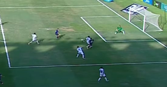 سيراميكا يتقدم على البنك الأهلى بهدف لـ"بوبو" فى الشوط الأول ببطولة الدورى