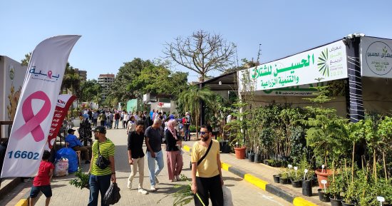 إقبال كبير على معرض زهور الربيع بالمتحف الزراعى فى إجازة عيد العمال.. صور 