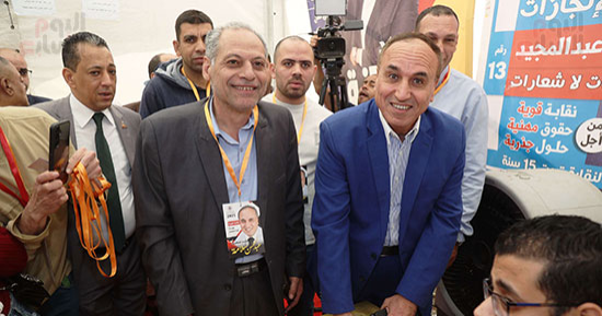 عبد المحسن سلامة يسجل فى كشوف الجمعية العمومية لنقابة الصحفيين