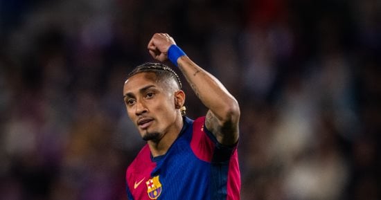 برشلونة يعلن غياب جارسيا ورافينيا عن قمة باريس سان جيرمان في دوري الأبطال