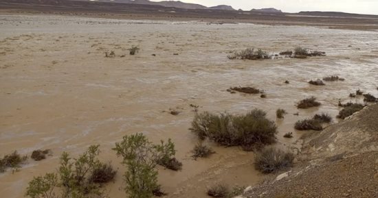 سيول محدودة بلا خسائر تضرب مناطق مركز الحسنة بوسط سيناء.. صور