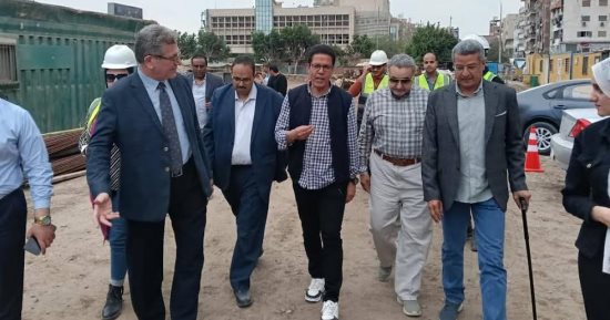 رئيس جامعة بنها يتفقد المنشآت الجديدة بكفر سعد 