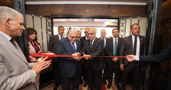 رئيس مجلس الدولة ووزير العدل يفتتحان المقر الجديد لإدارات الفتوى بمدينة نصر