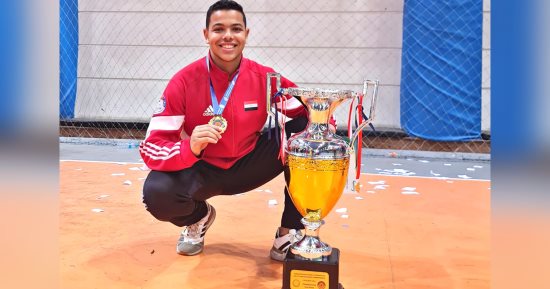 طالب بجامعة عين شمس يحصد المركز الأول فى أفريقيا ببطولة الووشو كونغ فو