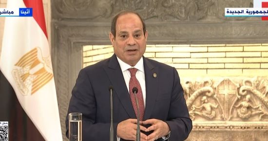 الرئيس السيسى: لن ننسى دور اليونان فى نقل وجهة نظر مصر لأوروبا بعد أحداث 2011