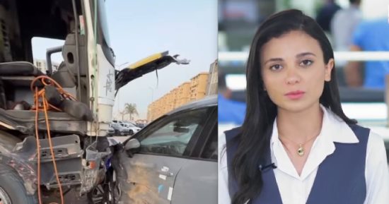 كواليس صادمة لحادث اقتحام تريلا لمعرض سيارات في القطامية.. فيديو