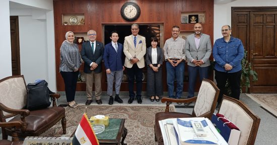 رئيس هيئة الاستشعار من البعد يبحث سبل التعاون مع وفد ياباني رفيع المستوى