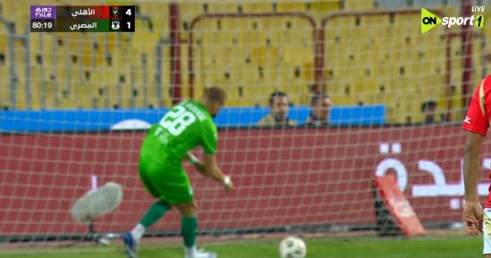 فخر الدين بن يوسف يقلص الفارق للمصرى أمام الأهلى لـ (4-2)