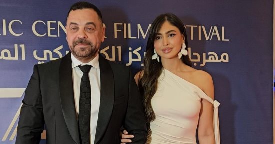 طارق العريان ودينا فؤاد وهبة عبد الغنى فى ختام مهرجان المركز الكاثوليكى