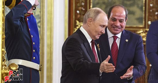 بوتين: روسيا تدعم طموحات مصر التنموية فى إطار الشراكة والتعاون الاستراتيجى