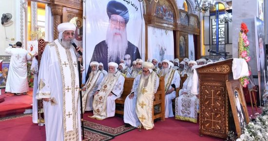البابا تواضروس خلال أربعين الأنبا باخوميوس: كان قامة روحية وكنسية ووطنية