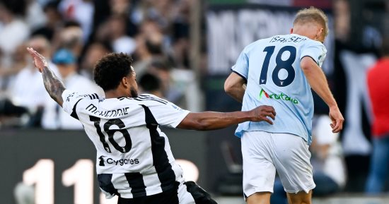 شوط سلبي بين لاتسيو ضد يوفنتوس في الدوري الإيطالي