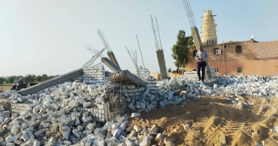 إزالة 24 حالة تعدى على الأراضى الزراعية وأملاك الدولة بأسيوط