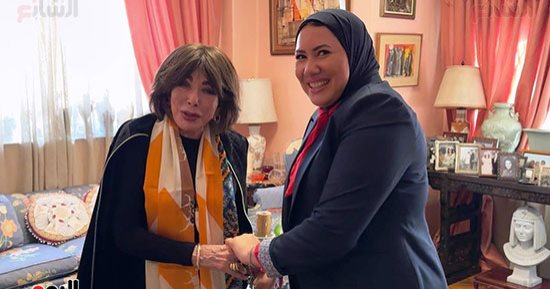 عروس النيل.. اليوم السابع فى منزل الفنانة لبنى عبد العزيز