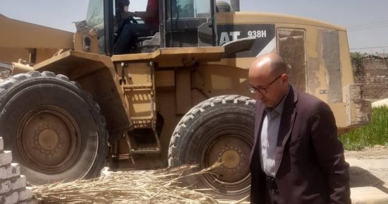 "زراعة سوهاج" تشارك فى الموجة الـ26 لإزالة التعديات على الأراضي الزراعية وأملاك الدولة