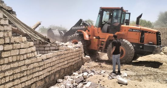 إزالة 36 حالة تعدى على الأراضى الزراعية وأملاك الدولة بالبحيرة