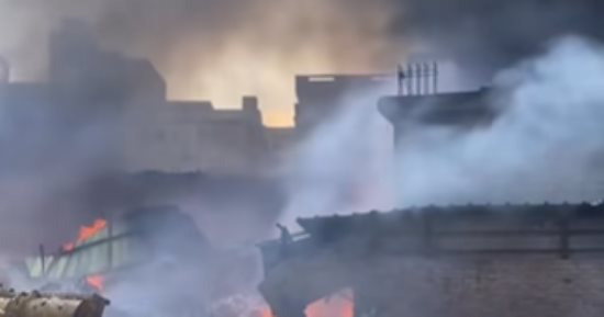 حريق بمصنع للغزل والنسيخ بكفر الشيخ