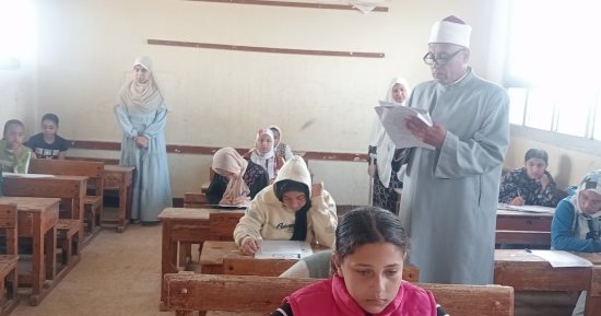 انتظام امتحانات الابتدائية والإعدادية الأزهرية بالقليوبية فى يومها الأول 