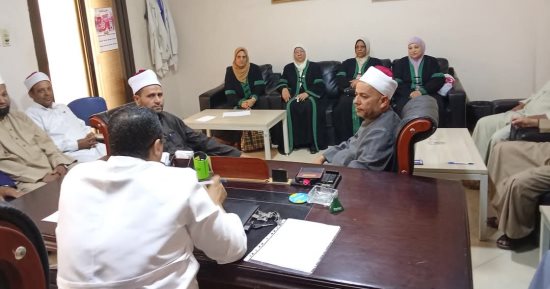 قافلة دعوية من أوقاف سوهاج تزور مستشفى الحميات لتقديم الدعم النفسى للمرضى