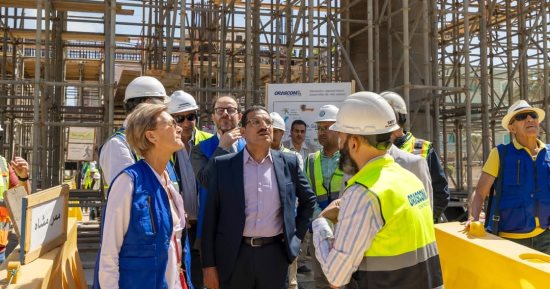 رئيسة وفد الاتحاد الأوروبى لدى مصر تزور مشروع مترو الإسكندرية