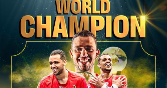 مصطفى عسل يتوج ببطولة العالم للاسكواش للمرة الأولى فى تاريخه