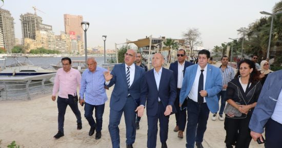 محافظ القاهرة يوجه بوقف الأعمال الجارية بمرسى سرايا الجزيرة بالزمالك