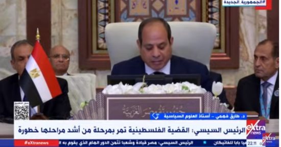 طارق فهمى: الرئيس السيسى نوه فى قمة بغداد على ما تواجهه القضية الفلسطينية من تحديات ومخاطر