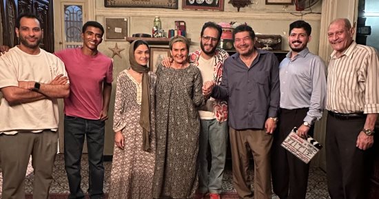 أول صور من كواليس فيلم "بنات فاتن" تجمع يسرا وهدى المفتى وباسم سمرة