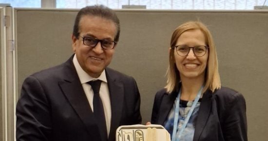 وزير الصحة يبحث مع نظيرته السلوفينية التعاون فى العديد من المجالات الطبية 