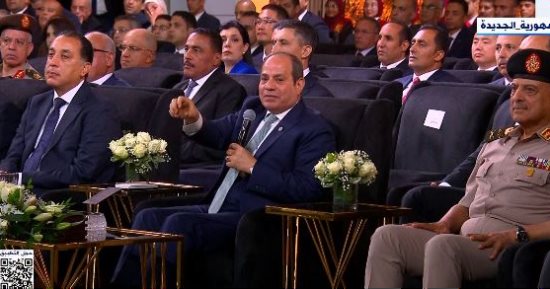 الرئيس السيسى: الدولة تبذل جهود ضخمة لتحويل الأراضى الصحراوية إلى زراعية