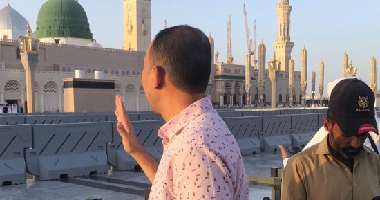 قطعة من الجنة.. جولة «اليوم السابع» توثق لحظات النور بروضة الحبيب.. فيديو